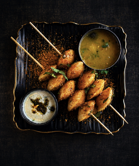 Skewer Button Podi Idly